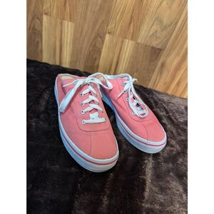 Keds pink open back mules sneakers size 9*